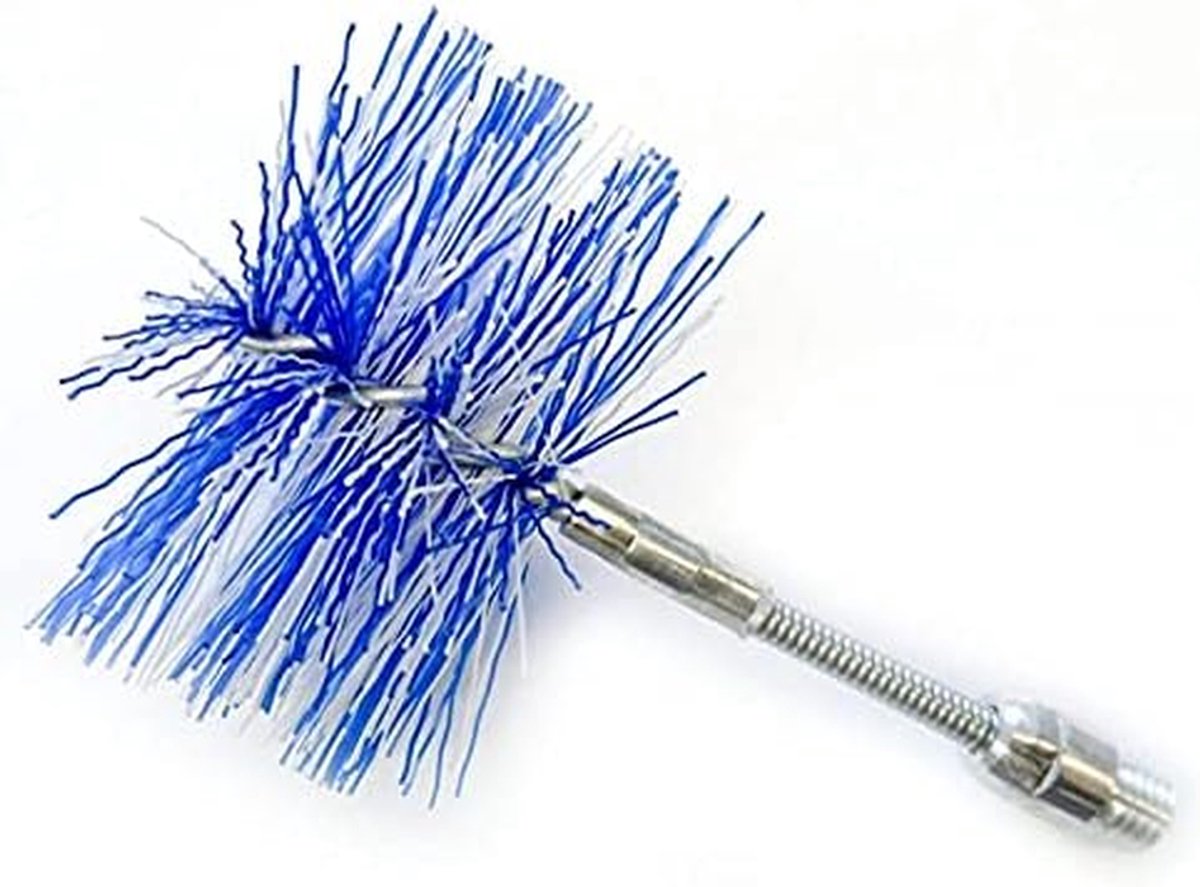 Reinigingsborstel - Schoorsteenborstel - Kachel Onderhoud - Nylon Hinge - 80 mm - Niet ges
