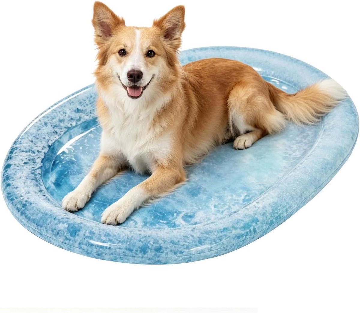 Verkoelende Hondendeken - Hondenmat Koel - Hond Koel Houden - Waterafstotend Krasbestendig - Maat M - Grijs