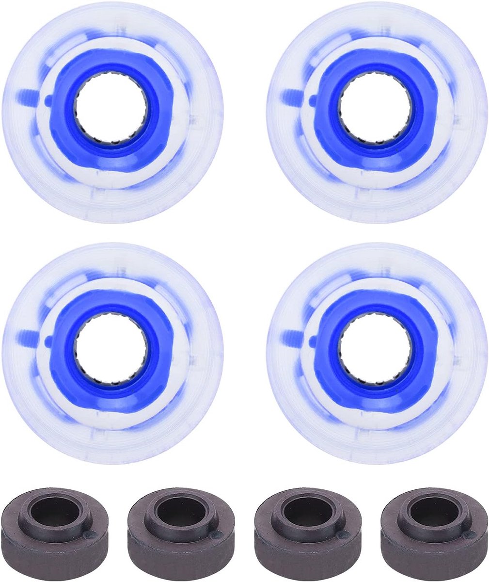 Skateboard Wielen Longboard Wielen Comfortabel Rijden Hoge Elasticiteit 60mm