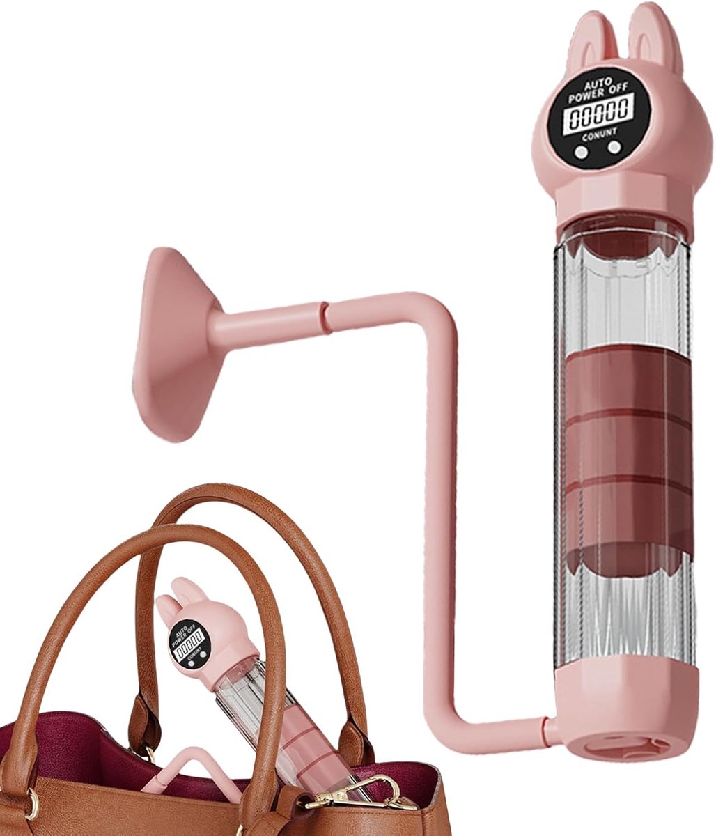 Buikspier Trainer - Ademtrainer Core Trainer - Verbeteren Ademhaling - Intelligente Tellers - 22 x 5 cm - Roze