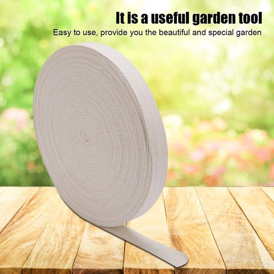Dailygoods- Boomtape Katoen 2 cm - Bindende Riem - Tuingereedschap - Bonsai - Gloednieuw - Lichtgewicht - Bindband van Dailygoods — afbeelding 3