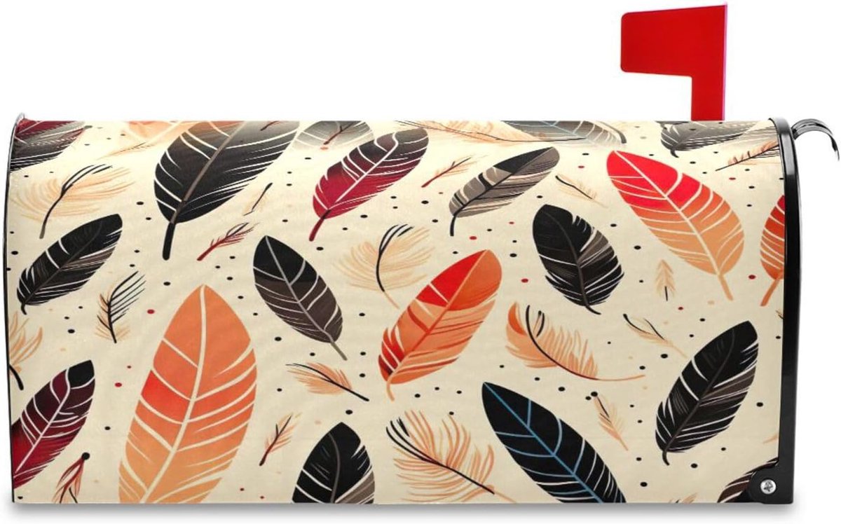 Brievenbus Cover - Brievenbushoes Decoratie - Brievenbus Beschermen - Magnetische Strip - 208 x 254 Inch - Veelkleurig