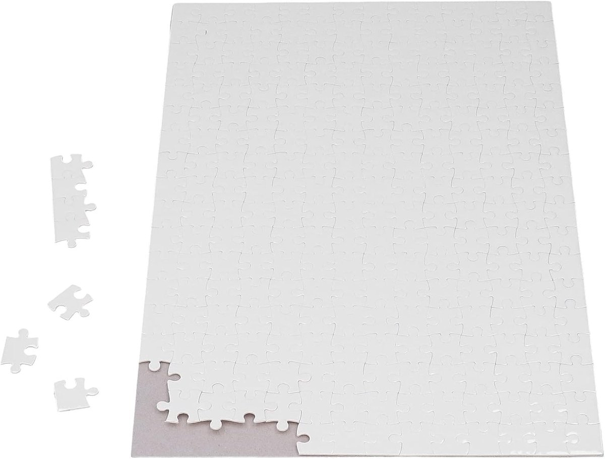 Puzzels Sets - Sublimatie Puzzels - Doe Het Zelf - 10 Pakketten - A3 252 Stuks - Wit