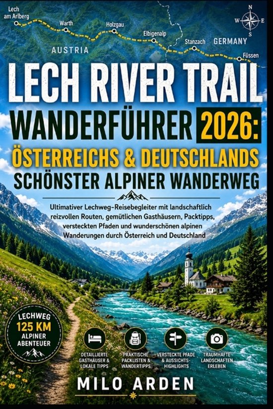 Lech River Trail Wanderführer 2026 - cover