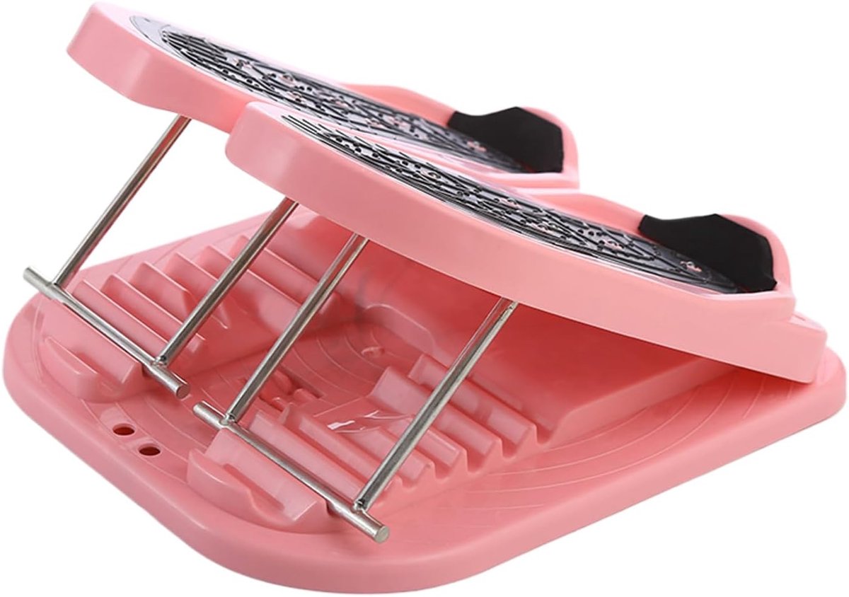 Kuitstretcher Stepper - Oefenapparaat kuiten - Mobiliteit Verbeteren - Opvouwbaar Ontwerp - 29 x 33 cm - Roze