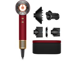 Dyson Supersonic Nural Straight+Wavy Föhn - Red Velvet/Goud