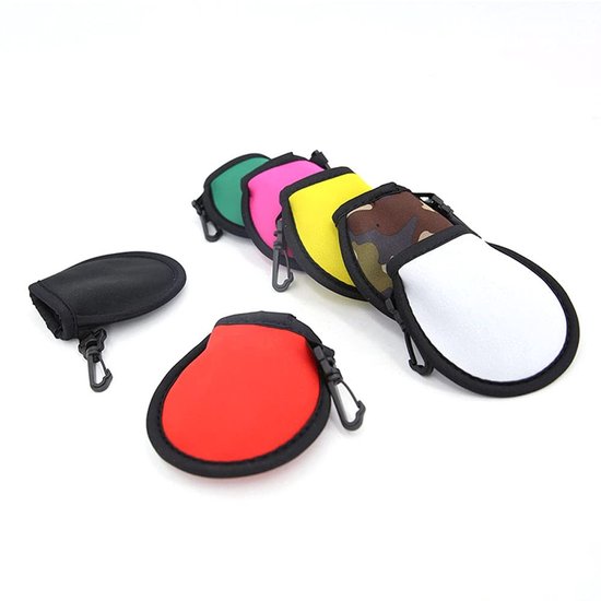 Set van 3 Draagbare Golfbal Reinigingspockets met Clip — afbeelding 2