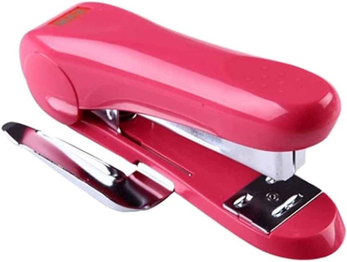 Bureaunietmachine - Kantoor nietmachine - Papier binden - Arbeidsbesparend ontwerp - 30 vellen - Rood