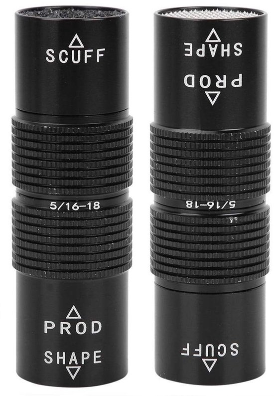 Cue Tip 4 in 1 Tool - Biljart Tip Shaper - Snooker Tip Drukvorm - Aluminium Accessoire - Diameter 23 mm - Hoogte 70 mm - Biljarttool — afbeelding 5