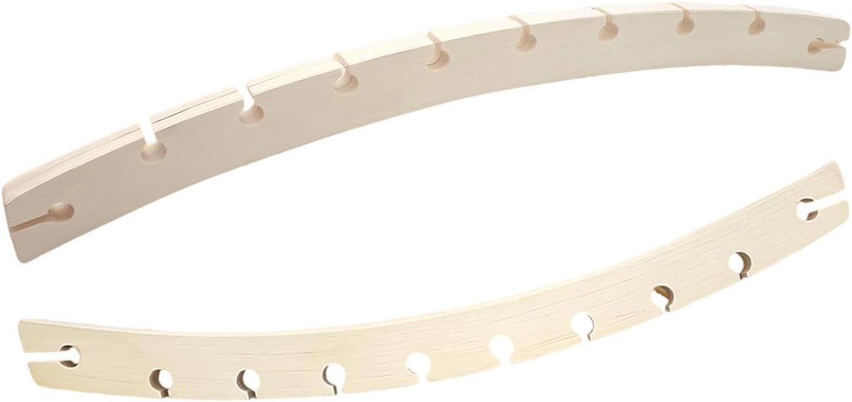 Houten Hangmat Spreider - Dwarsbalken Set - Ontspannen Buiten - Gelijkmatige Ondersteuning - 2 Stuks 40 cm - Houtkleur