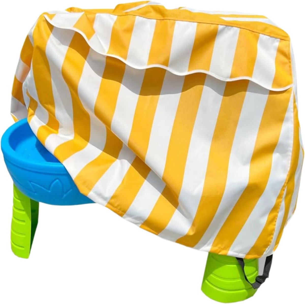 Waterbureauhoes - Tafelbescherming buiten - Bescherming buitenspeelgoed - Waterdichte afdichting - 94 x 56 x 65 cm - Geel