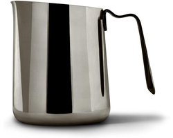 Melkopschuimkan - Precisie Pitcher - Latte Art Maken - Gemeten Gietrand - 350 ml - Grafiet
