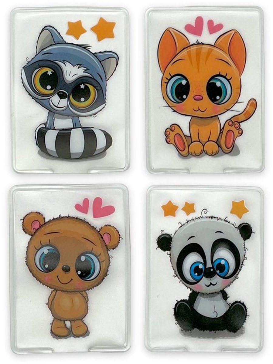 Handwarmers Oplaadbaar - Herbruikbare Warmtezakjes - Warmtepads - Lichtgewicht - Zachte Hoes - Set van 4