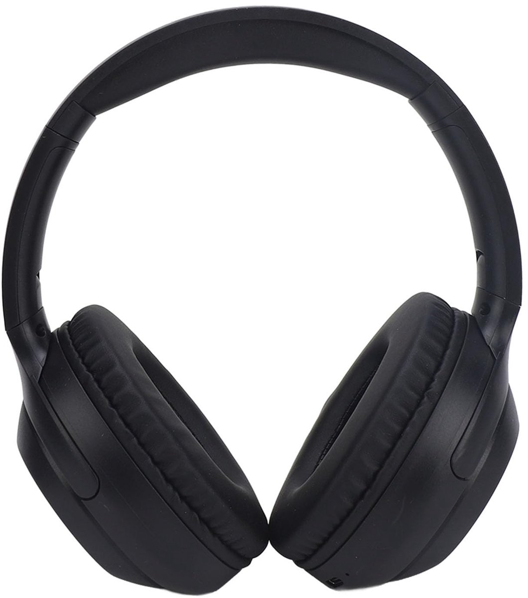 SnelShoppen - Draadloze Bluetooth Hoofdtelefoon Over-ear, Lichtgewicht Opvouwbaar, 10 M Bereik, 40 Mm Stereo Luidsprekers - Zwart voor Thuis, Reizen,