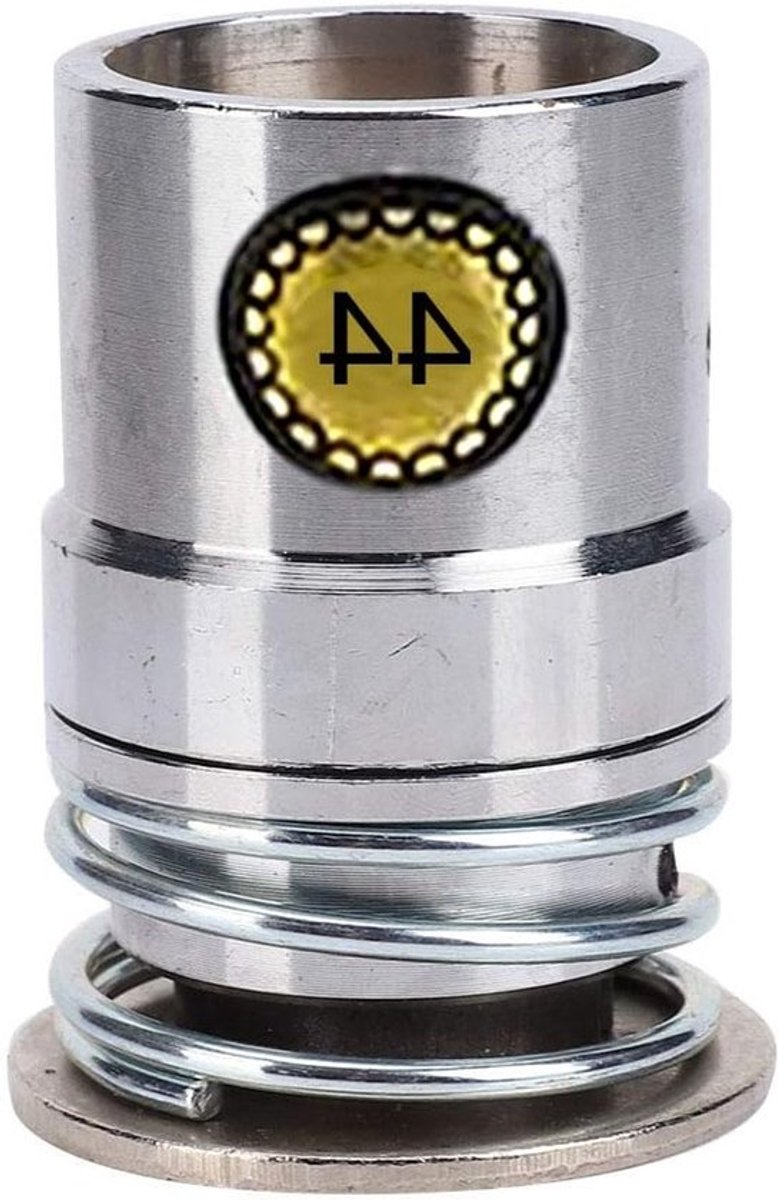 Ronde Broodvorm en Knop Persmachine van RVS, Handpers Tool voor DIY Projecten en Bakken (44 Liter)