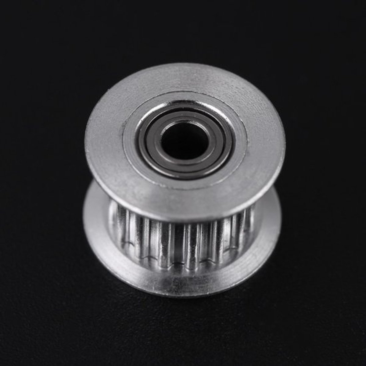 Tandwiel 2GT Aluminium - 5 Stuks - Precisie Bewerkt - Tanden 16/20 - Voor 3D Printers - Hoge Kwaliteit - Betere Printkwaliteit - Tandwielpulley