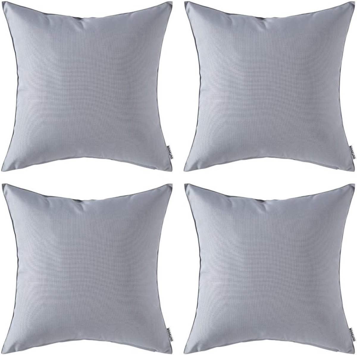 SnelShoppen - Set van 4 Waterdichte Kussenhoezen 45x45 cm - Sierkussens voor Bank en Tuin - Weerbestendige Kussenslopen voor Outdoor Gebruik - Decorat