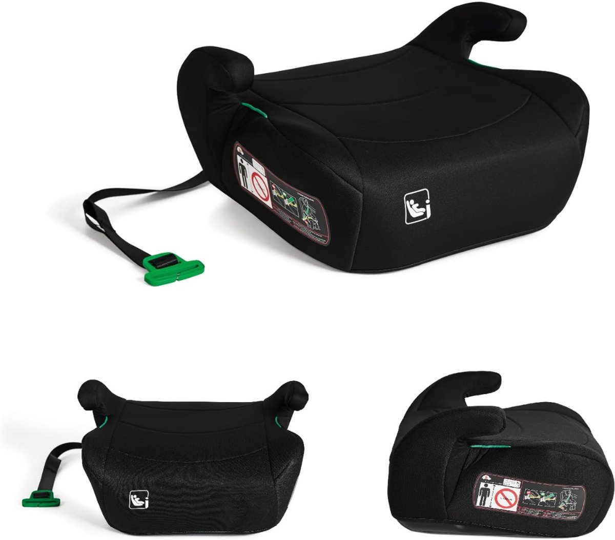SNJY® Kinderstoel Auto - Kinderzitje Auto - Stoelverhoger voor Auto - Groep 3 - Voor 125–150 cm - Zwart/Grijs