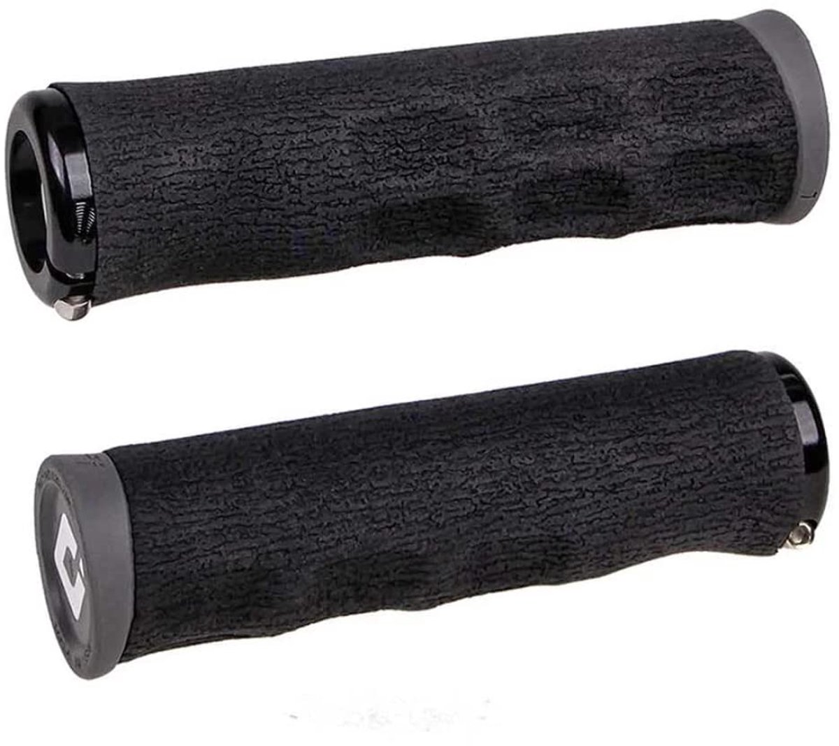 SnelShoppen - MTB Grips Dread Lock Lock-On 2.1 - Zwarte Bike Grips voor Mountainbike - Comfortabele en Duurzame Fiets Handvatten - Perfect voor Off-Ro