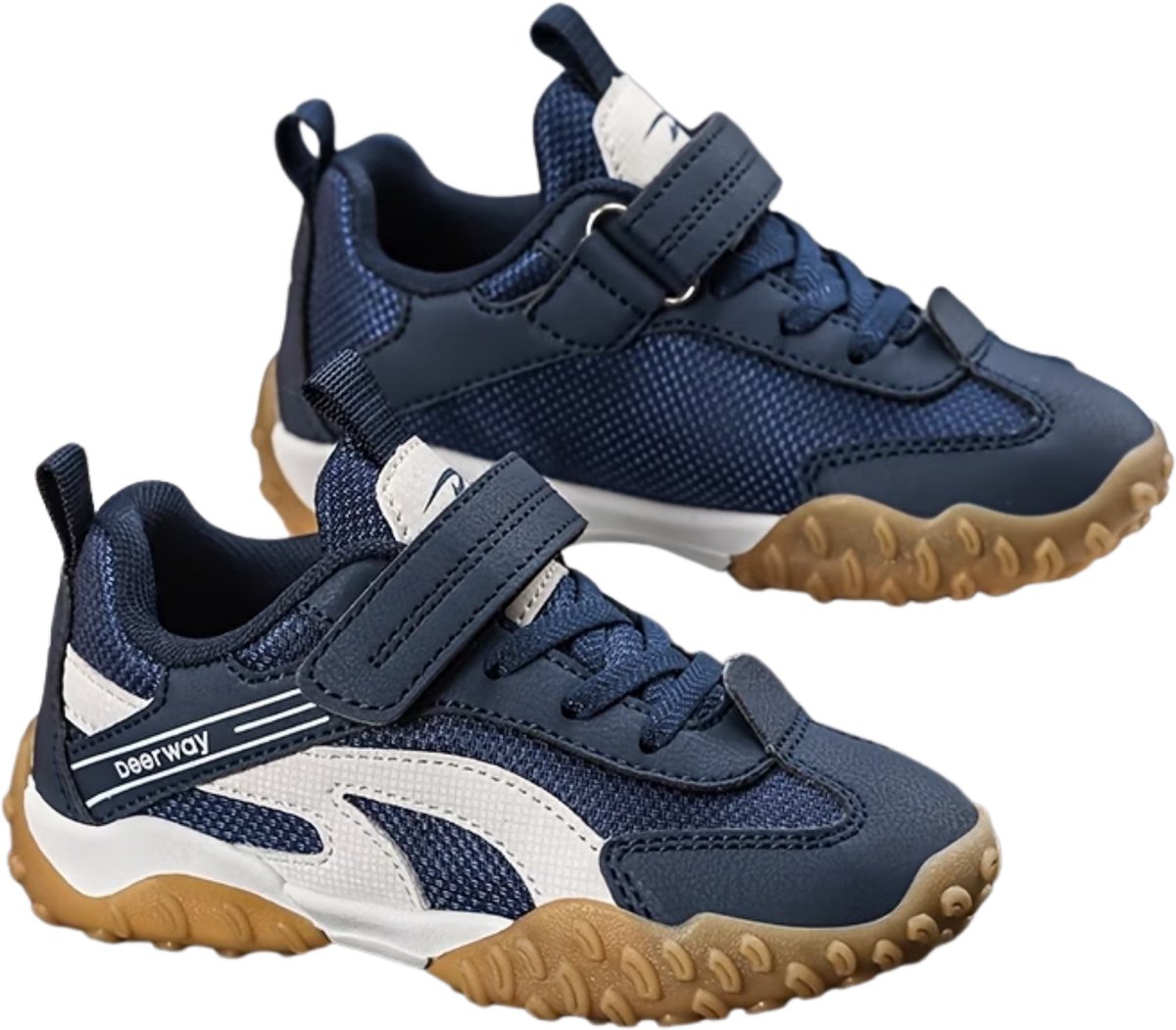Currero Schoenen Jongens Sneakers Comfortabel Wandelschoenen Casual Kinder Schoenen Diepblauw