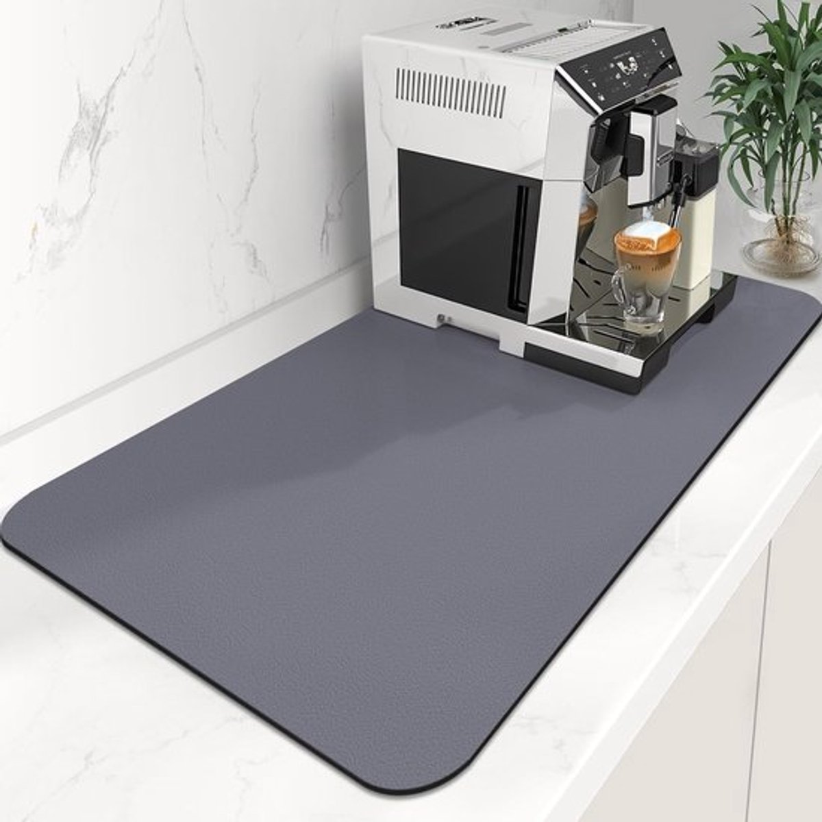 Absorberende Keukenmat 60 x 50 cm - Ideaal voor Koffiemaker, Vaat en Keukenwerkblad