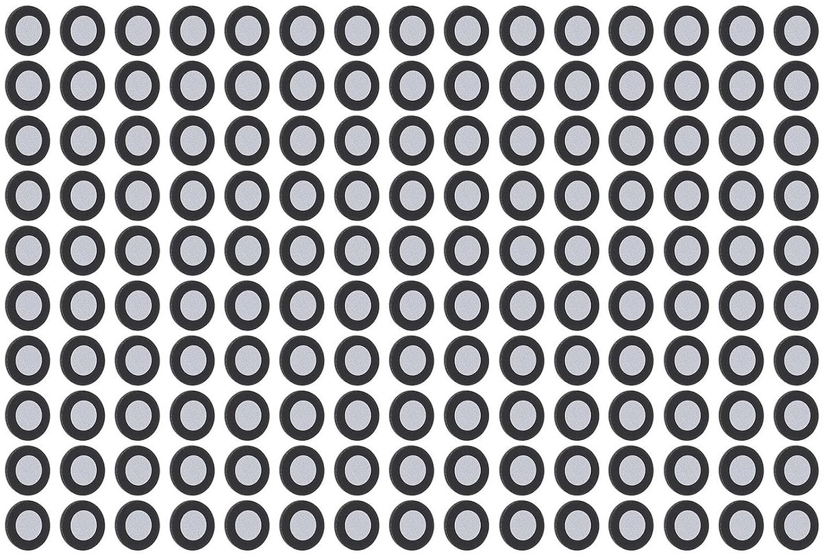 Reflecterende Magnetische Markers voor 3D Scannen, 150 Stuks, Hoge Reflectiviteit, Precisie Positionering, Herbruikbare Scanningsmarkers