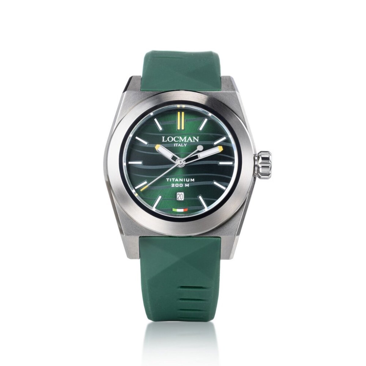 Locman - 0223T03S-00GRWHSG - Polshorloge - Heren - Kwarts - Stealth Titanium