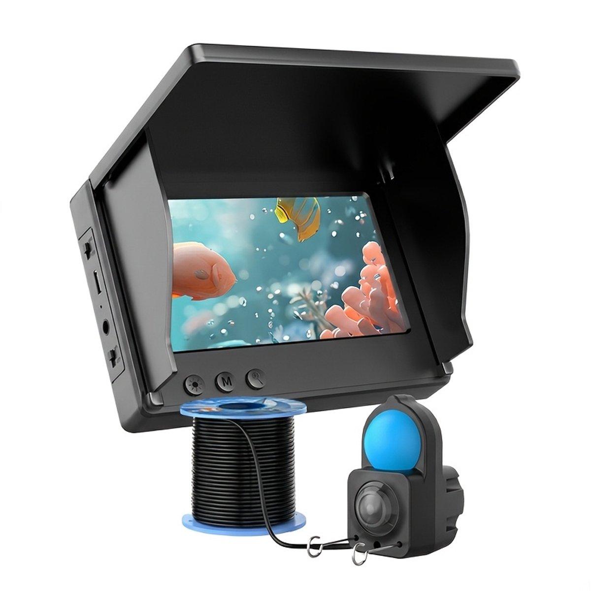 North Collective AI AquaVision Pro – Fishfinder Onderwater Viscamera 30 Meter – 4,3 Inch HD Scherm – Nachtzicht IP67 – Oplaadbaar