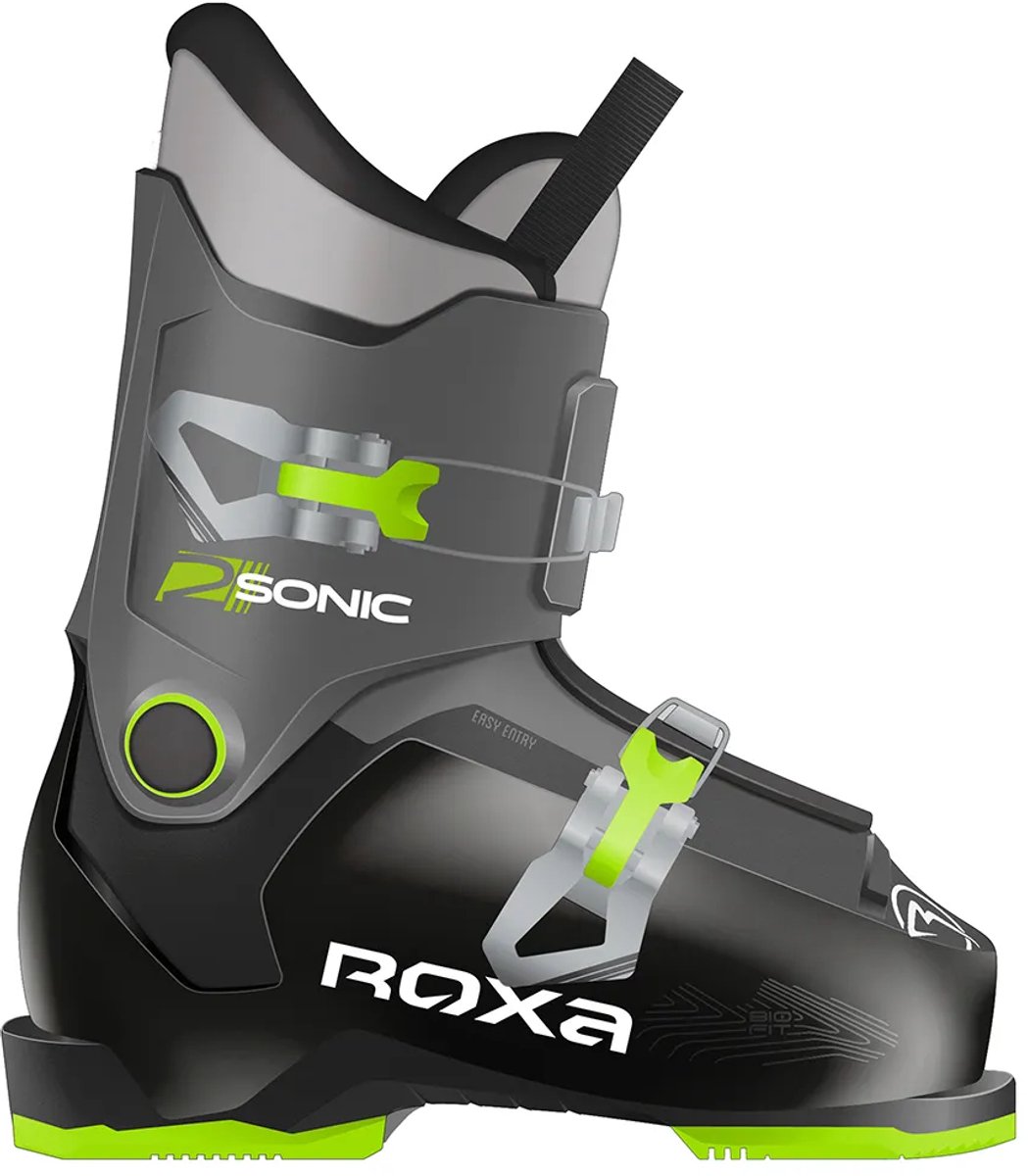 Roxa Sonic 2 Junior Alpine Skischoenen Zwart,Grijs 18.5 Jongen