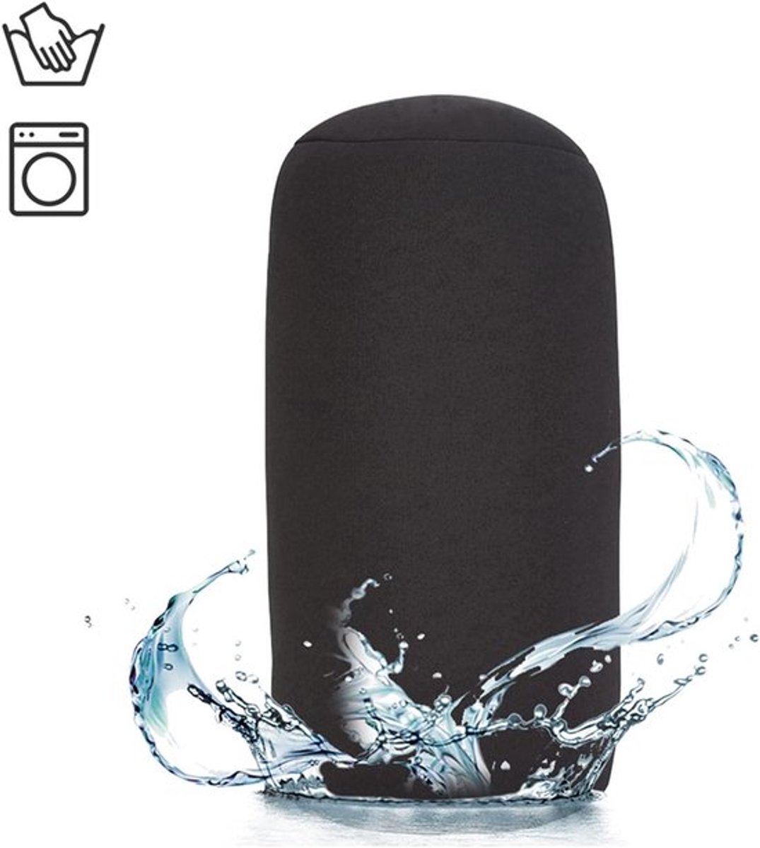 Cervicale Rol met Microbeads voor Neksteun - Comfortabel Reiskussen voor Thuis en Slaap, Zwart