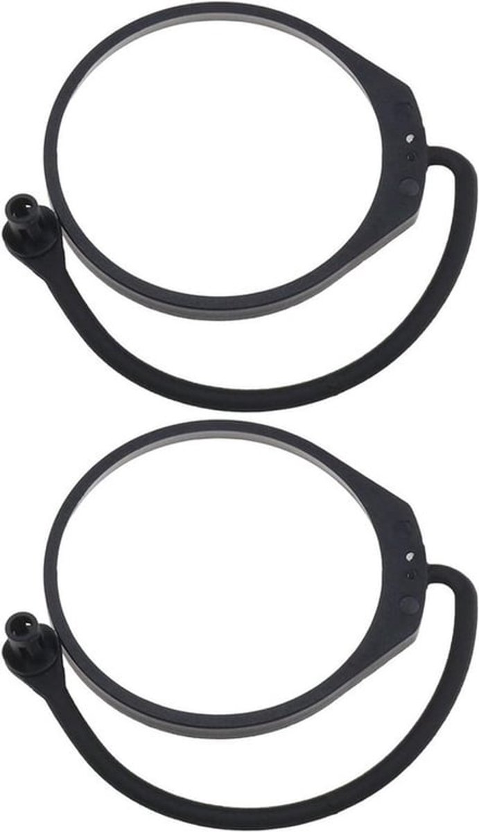 2 Stuks Brandstoftankdop Touw voor Jetta, A1 A2 A3 A4 A6 A8 - Vervangende Zwarte Plastic Brandstofdop met Slang en Bevestigingslijn