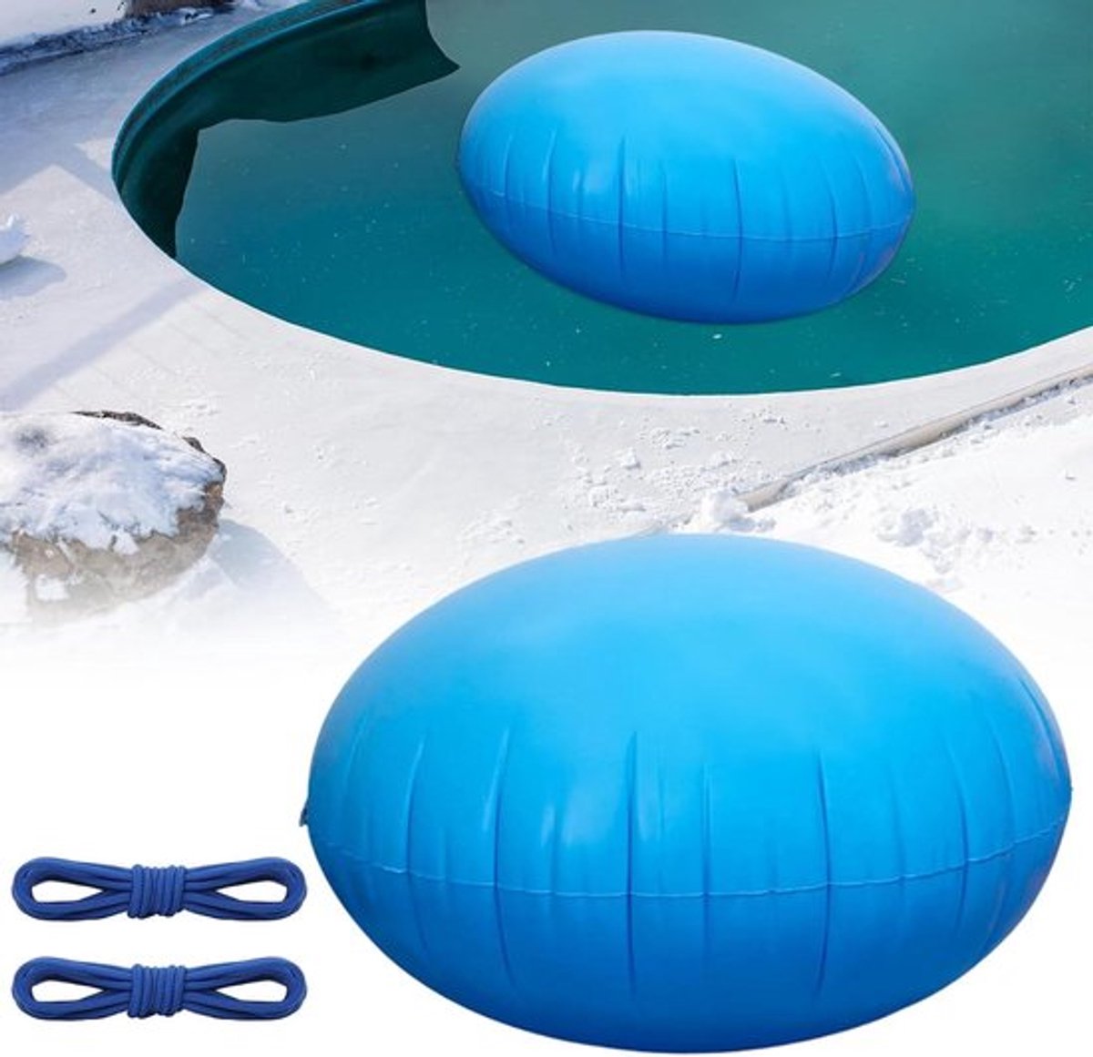 Opblaasbaar Winterkussen voor Zwembadafdekking met Luchtkussen - Winterzwembad Accessoire.