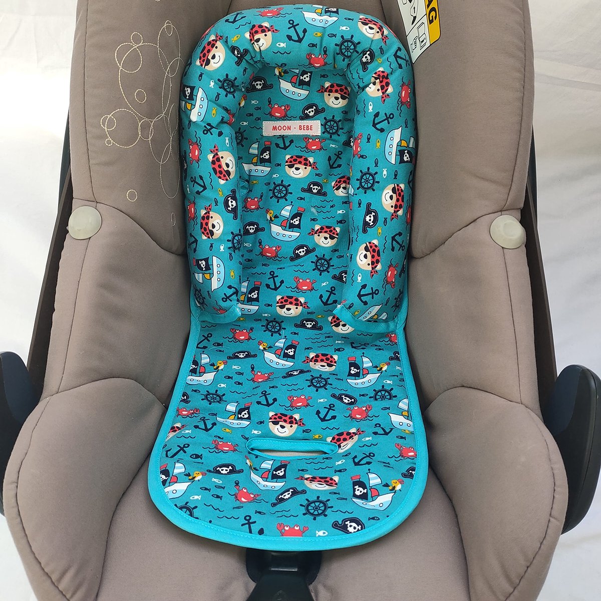 SnelShoppen - Universele verkleiner voor autostoel en kinderwagen - MaxiCosi compatible - Groene kleur - Veilig en comfortabel voor baby's - Ideaal vo