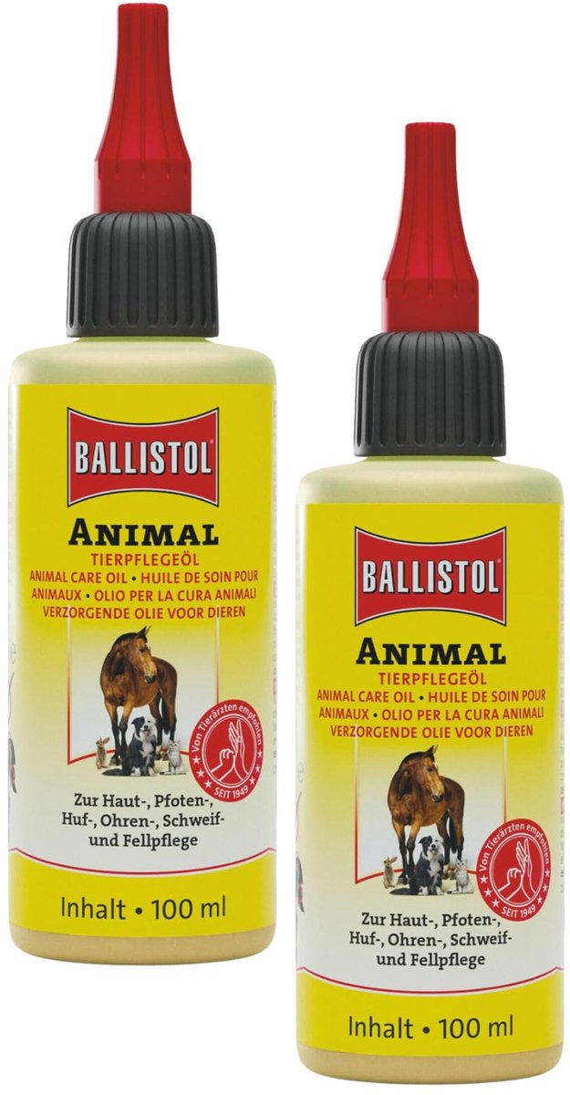 SnelShoppen - Dierverzorgingsolie Animal | Dieptewerking olie voor paarden, honden en andere dieren | Zachte vacht, staart en hoefverzorging | Ideaal