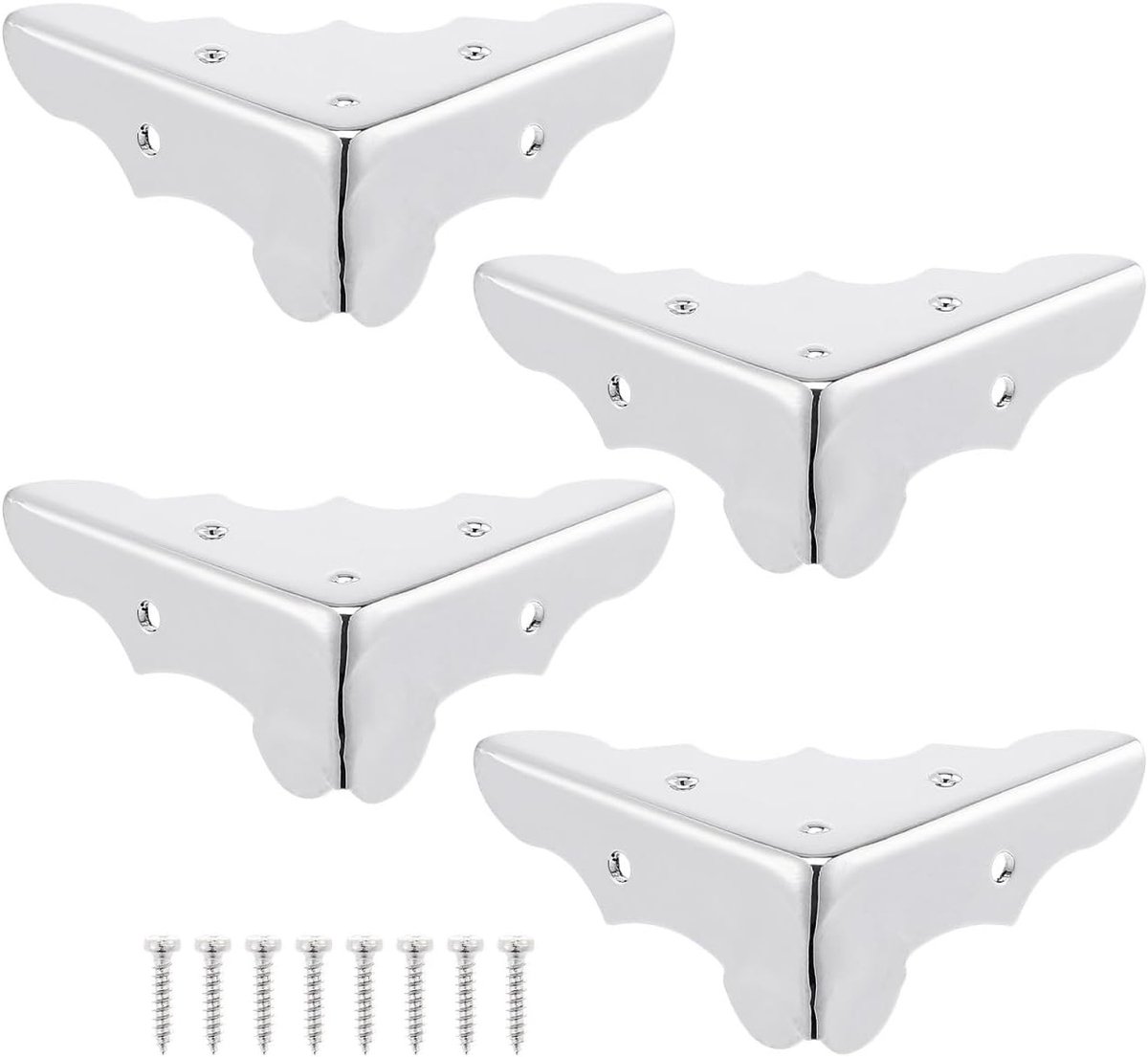 Set van 4 Hoekbeschermers voor Gitaarbox - Metalen Hoekcovers voor Veiligheid en Bescherming