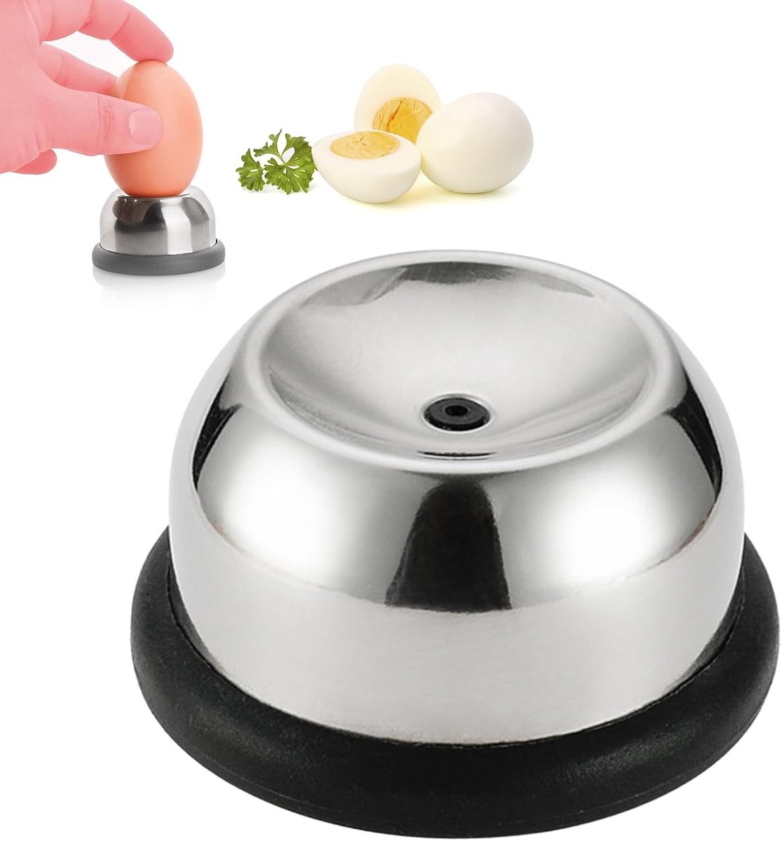 Roestvrijstalen Eierskewer voor het Koken van Eieren - Eieren Prikken om Barsten te Voorkomen, Keukenhulpmiddel voor Perfect Gekookte Eieren