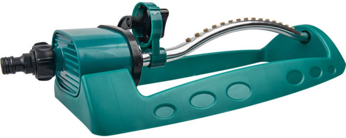 Gazonirrigatiesysteem, gazonsproeier, automatische tuinsproeier, gazonsproeier, tuinsproeier, sproeier - blauw
