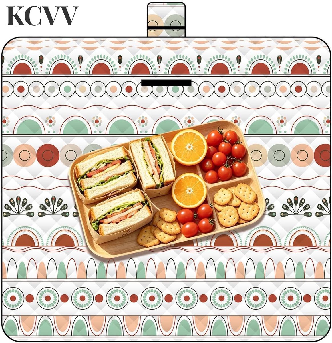 Picknickkleed 200x200cm waterdicht-picknickkleed 200x200 - Waterdicht, zandbestendig, opvouwbaar - Buitenkleed voor picknicks, kamperen, buitenactiviteiten - Zomerse parkfeesten
