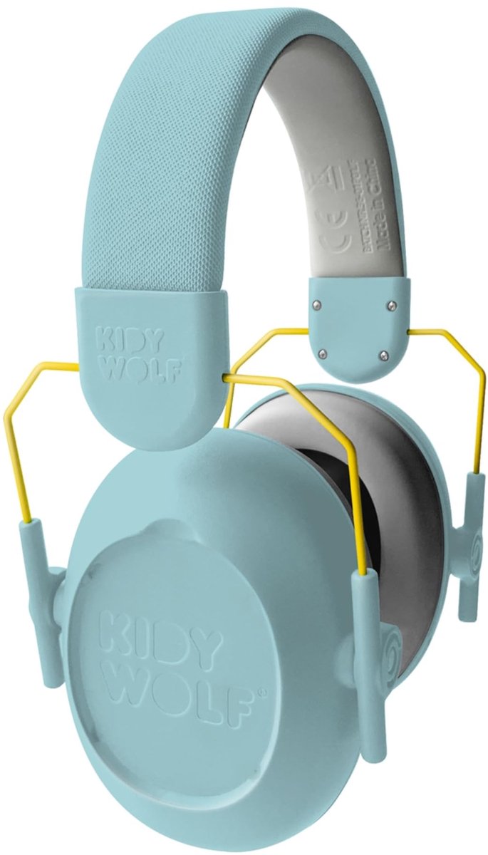 SnelShoppen - KIDYNOISE Oorbeschermers Kinderen Opvouwbaar Blauw - Gehoorbescherming 25dB voor School, Festivals en Feesten - Geschikt voor Kinderen v