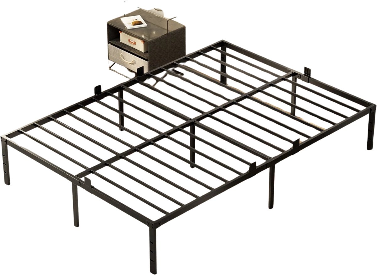 Damenzo - Bedframe - Bedframe 160 x 200 cm - Tweepersoonsbed - Tweepersoonsbed 160x200 - B