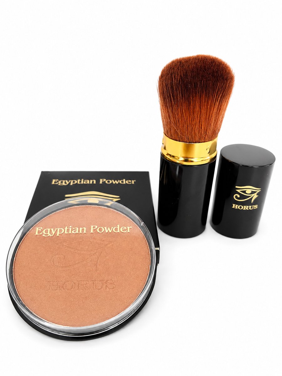 HORUS - Egyptian Powder - Bronzer 17gr + luxe borstel