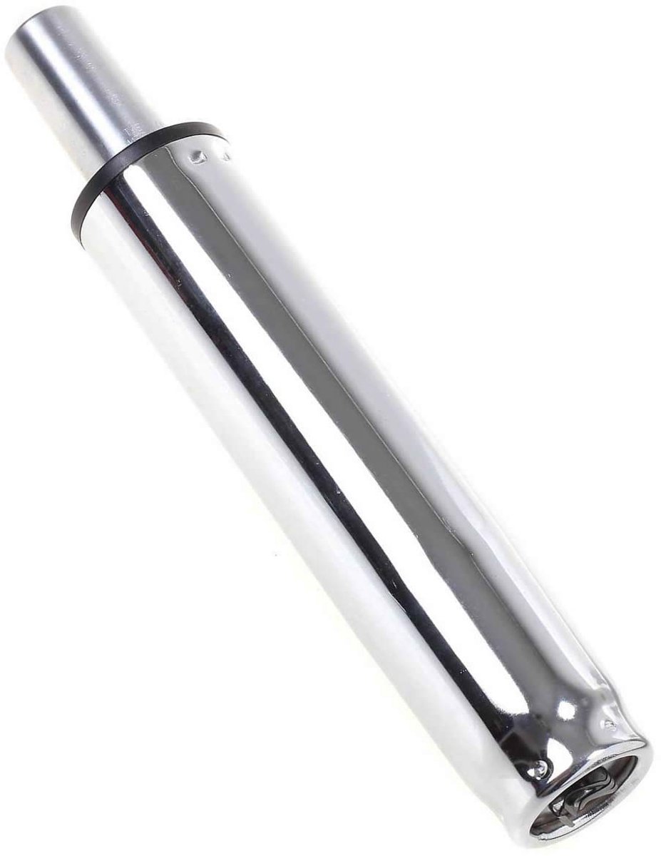 SnelShoppen - Gasveer voor bureaustoel, verstelbare gasdrukdemper, staal, 220 mm zuiger / 280-420 mm totale lengte, tot 175 kg belastbaarheid, reserve