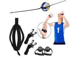 Trainingsapparaat voor volleybal-smashes - Hulpmiddel voor volleybaltraining – Verstelbare, zeer elastische volleybal-spiketrainer, solo spiken – Trainingsmateriaal voor volleybal, cadeau voor beginners en gevorderden - Exclusief volleybal