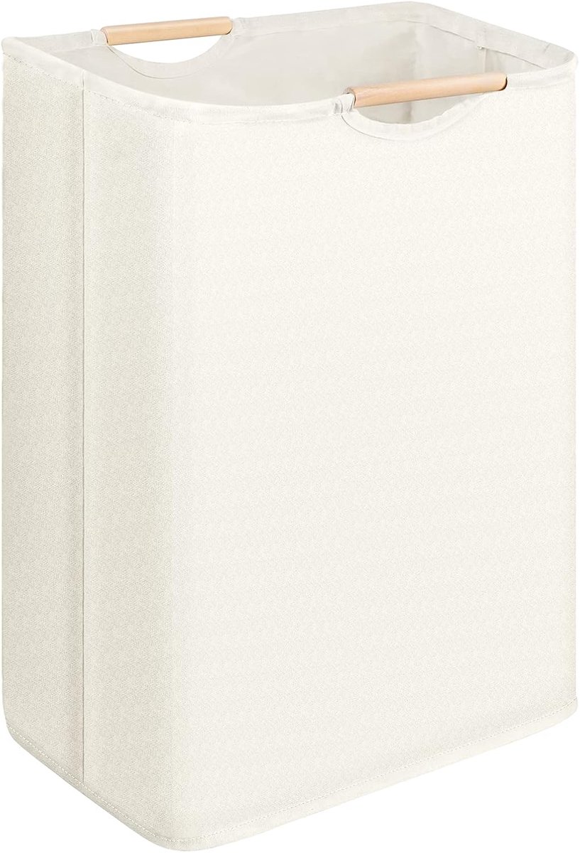 SnelShoppen - Wasmand Opvouwbaar met Handvat, Waszak, Opbergmand en Wassorteerder voor Slaapkamer, Badkamer, Kinderkamer en Reizen - Ideaal voor Sorte