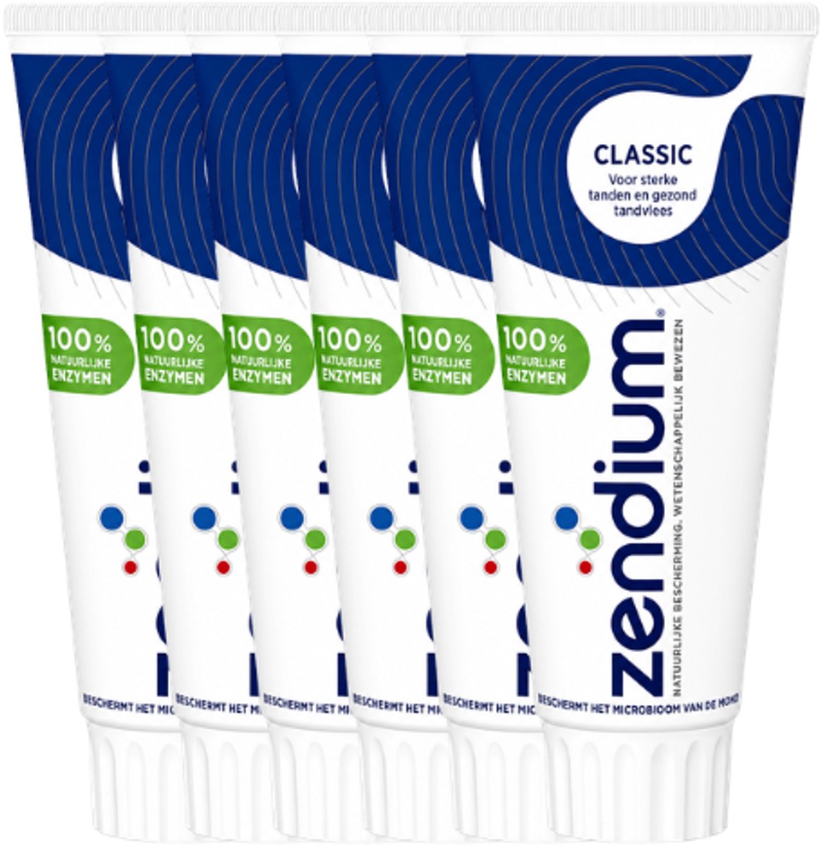Zendium Classic Tandpasta - 6 x 75 ml - Voordeelverpakking