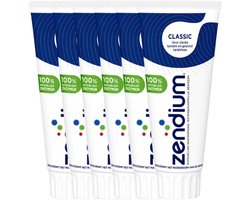 Zendium Classic Tandpasta - 6 x 75 ml - Voordeelverpakking