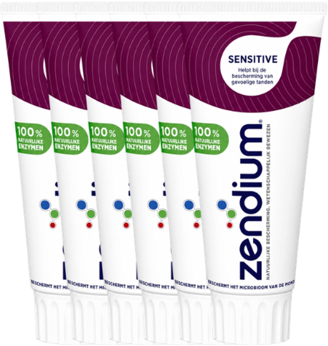 Zendium Sensitive Tandpasta - 6 x 75 ml - Voordeelverpakking