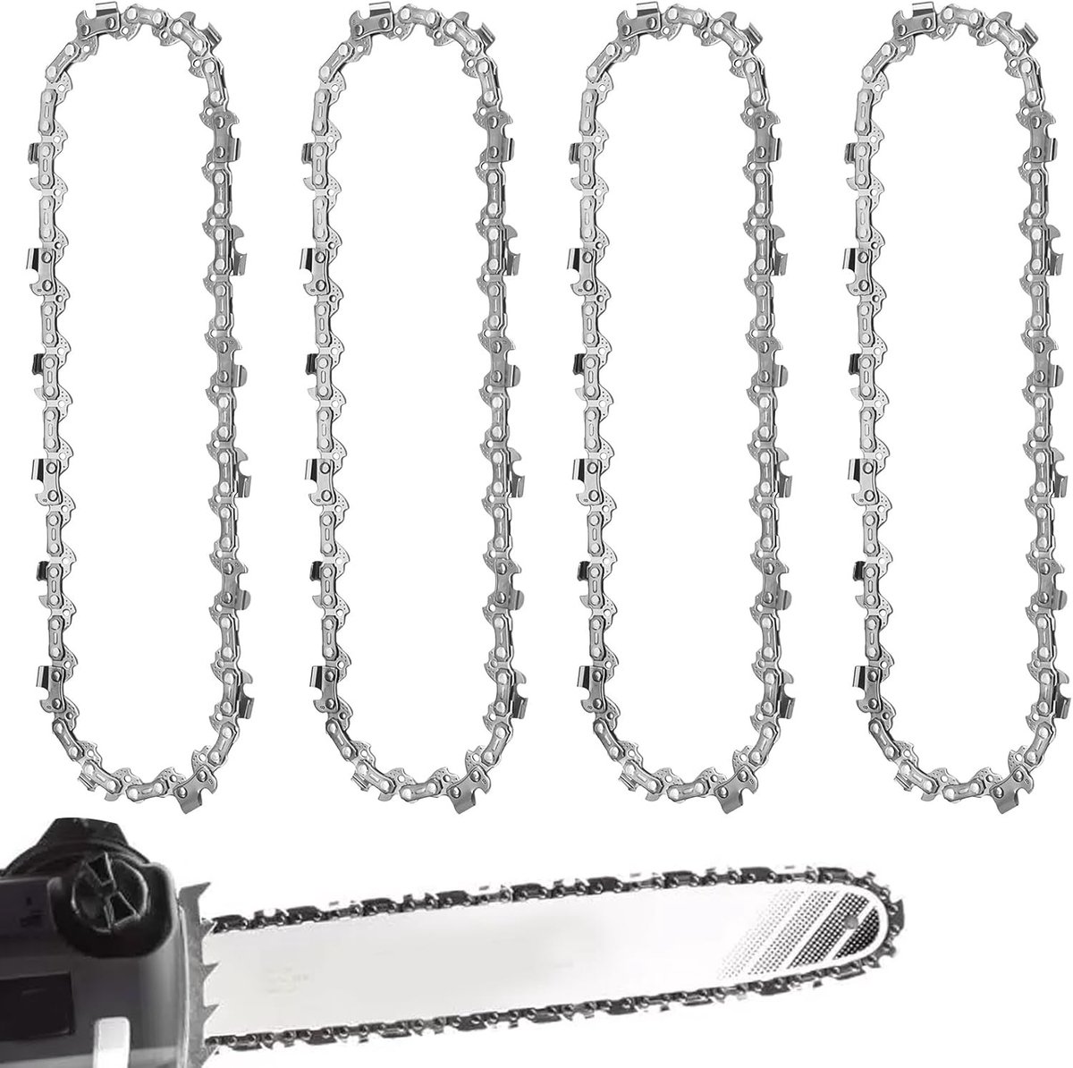Kettingzaag Kettingen 45,7 cm - Vervangingsset voor 3/8" LP Pitch, 62 Driver Links en .050" Gauge, Geschikt voor Diverse Merken