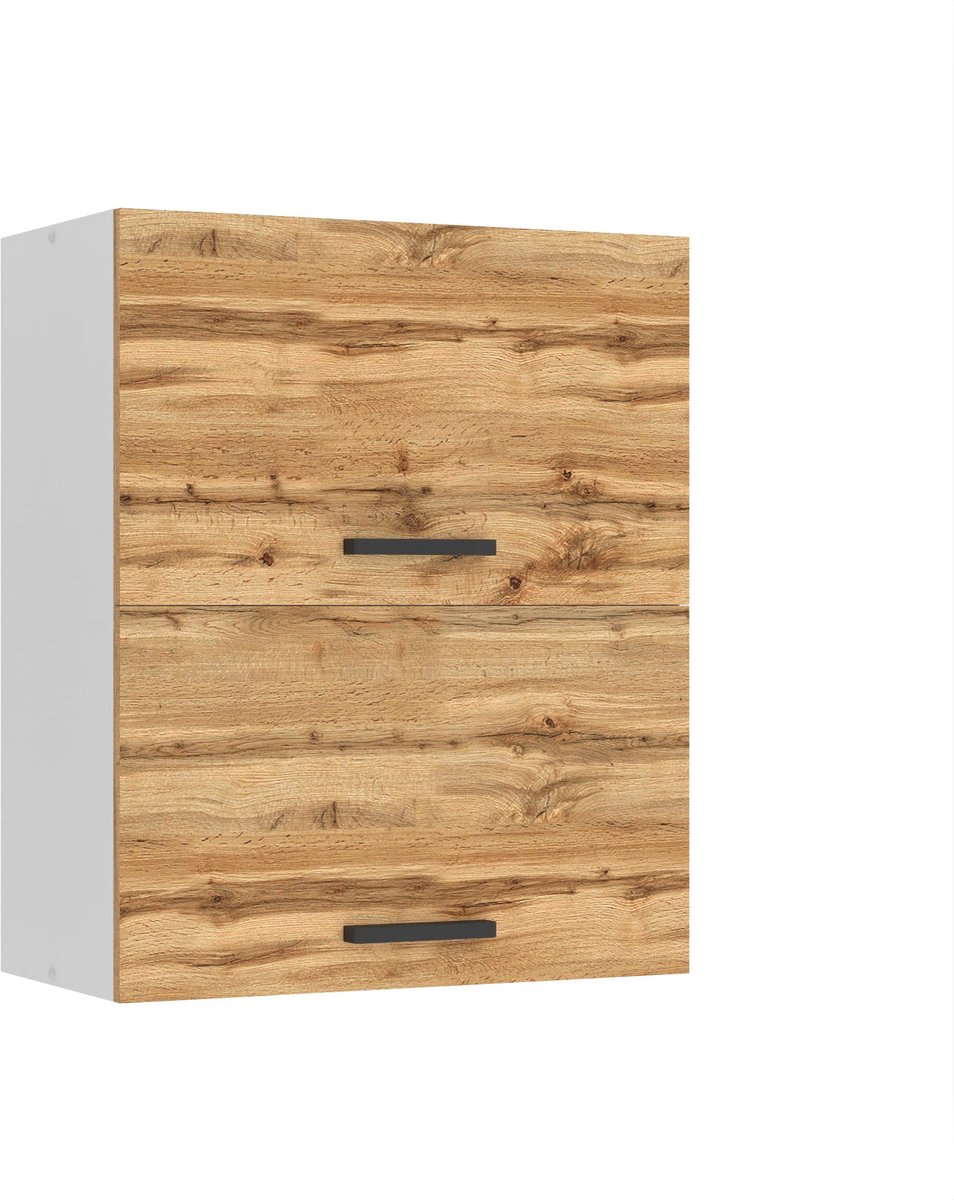 BELINI Hangkast SGP2 60 cm met 2 Klepdeuren - Wotan Eiken