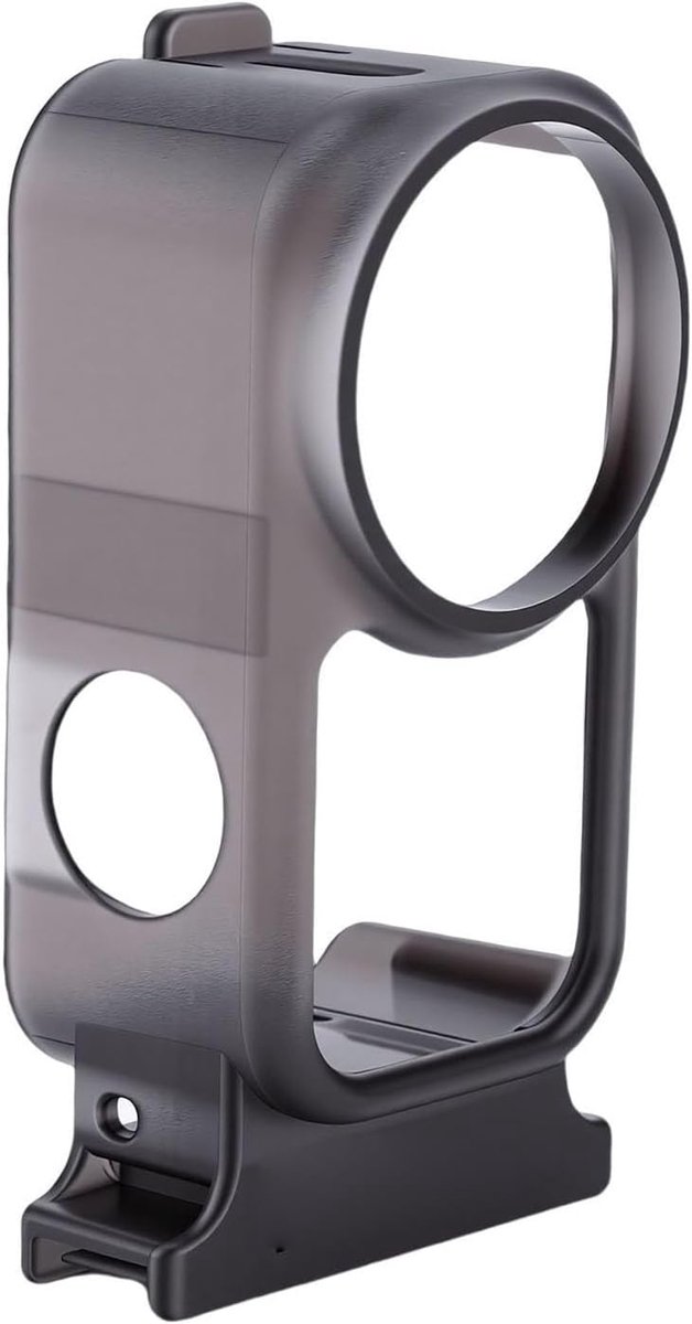 Camera Uitbreidingsmontageadapter - Beschermhoes Frame - Inhoud Maken - 2-in-1 Functionaliteit - 7.5 x 4.5 x 3 cm - Zwart